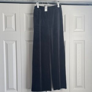NWT GAP Kids Black Velour Wide-Leg Bottoms